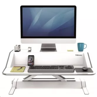 Delovna postaja Fellowes Sit-Stand Lotus White
