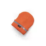 Zimska pletena kapa iz flisa ARDON®SPARK z refleksom. oranžna