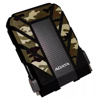 ADATA zunanji trdi disk 2TB 2, 5" USB 3.1 DashDrive Durable HD710M Pro, kamuflaža (guma, odporen na udarce/vodo/prah)