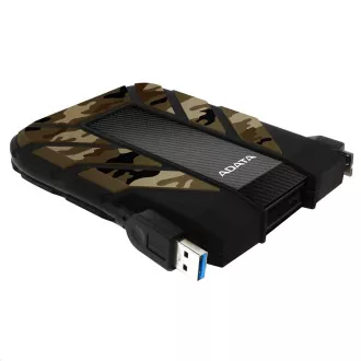 ADATA zunanji trdi disk 2TB 2, 5" USB 3.1 DashDrive Durable HD710M Pro, kamuflaža (guma, odporen na udarce/vodo/prah)
