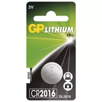 GP litijska baterija za enkratno uporabo CR2016, 1 pakiranje