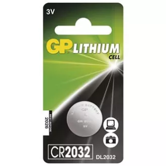 GP enkratna litijeva baterija CR2032, 1 pakiranje