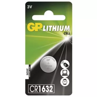 GP enkratna litijeva baterija CR1632, 1 pakiranje