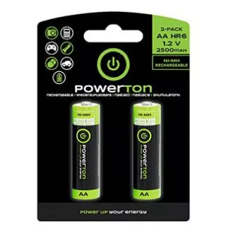 Powerton ENERGY RECHARGE Baterije za ponovno polnjenje Ni-MH AA, 2 paketa