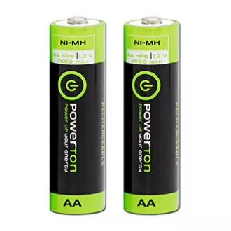 Powerton ENERGY RECHARGE Baterije za ponovno polnjenje Ni-MH AA, 2 paketa