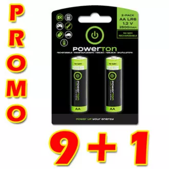 Powerton ENERGY RECHARGE Baterije za ponovno polnjenje Ni-MH AA, 10x2-pack