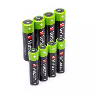 Baterija za polnjenje, AAA (HR03), 1,2 V, 950 mAh, Verbatim, blister, 4 pakiranja