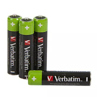 Baterija za polnjenje, AAA (HR03), 1,2 V, 950 mAh, Verbatim, blister, 4 pakiranja