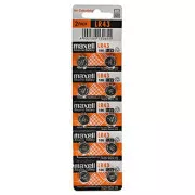 Alkalne baterije, LR43, LR43, 1,5 V, Maxell, blister, 10 kosov