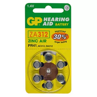 GP cink air baterija za enkratno uporabo ZA, 6 pakiranj