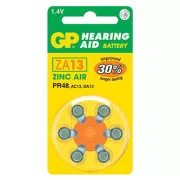GP cink air baterija za enkratno uporabo ZA, 6 pakiranj