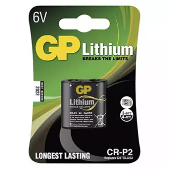 GP enkratna litijeva baterija CR-P2, 1 pakiranje
