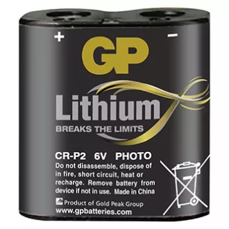 GP enkratna litijeva baterija CR-P2, 1 pakiranje