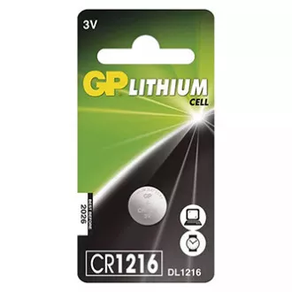 GP enkratna litijeva baterija CR1216, 1 pakiranje