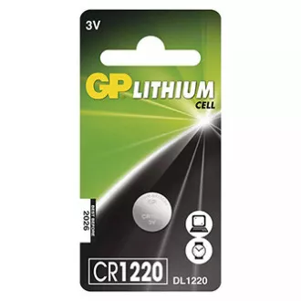 GP enkratna litijeva baterija CR1220, 1 pakiranje