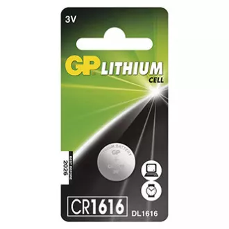 GP enkratna litijeva baterija CR1616, 1 pakiranje