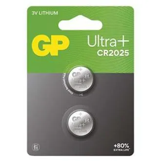 GP enkratna litijeva baterija CR2025, 2 paketa