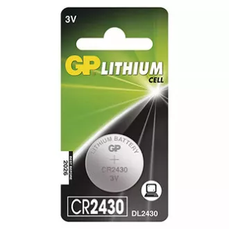 GP enkratna litijeva baterija CR2430, 1 pakiranje