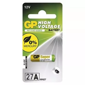 GP Alkalna baterija za enkratno uporabo A27, 1 pakiranje