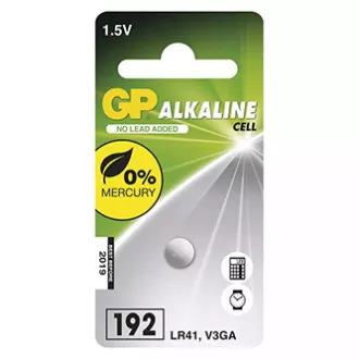 GP Alkalna baterija LR41 za enkratno uporabo, 1 paket