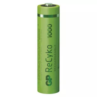 Akumulatorska baterija, AAA (HR03), 1,2 V, 950 mAh, GP, papirnata škatlica, 4 pakiranja, ReCyko