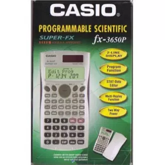Kalkulator Casio FX 3650 P, bel, programabilen, 12 številk Kalkulator Casio FX 3650 P, bel, programabilen, 12 številk