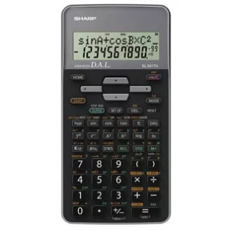Kalkulator Sharp EL-531THGY, črn, šolski Kalkulator Sharp EL-531THGY, črn, šolski