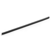 EURO STRAWS - Naravna mineralna slamica Cocktail 5x140mm, ogleno črna, 250 kosov