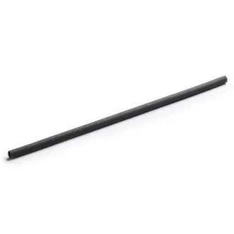 EURO STRAWS - Naravna mineralna slamica Cocktail 5x140mm, ogleno črna, 250 kosov