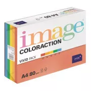Slika Pisarniški papir Coloraction, A4/80g, Mix 5x20, Mix - 100