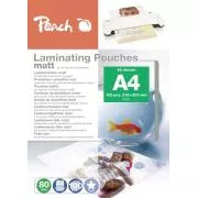 Laminirna folija PEACH, A4 (216x303mm), 80 mikrometrov, mat, 100 kosov