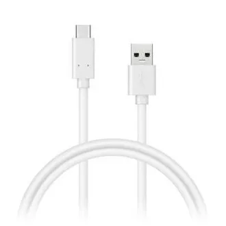CONNECT IT Wirez USB C (Type C) - USB, pretok toka do 3A !, bela, 2 m
