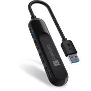 CONNECT IT USB-A vozlišče USB 3.0, zunanje, ČERNO