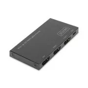 Digitus Ultra tanek razdelilnik HDMI, 1x2, 4K/60Hz HDR, HDCP 2.2, 18 Gb/s, napajanje Micro USB