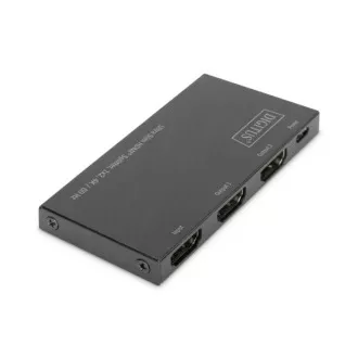 Digitus Ultra tanek razdelilnik HDMI, 1x2, 4K/60Hz HDR, HDCP 2.2, 18 Gb/s, napajanje Micro USB