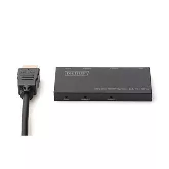 Digitus Ultra tanek razdelilnik HDMI, 1x2, 4K/60Hz HDR, HDCP 2.2, 18 Gb/s, napajanje Micro USB