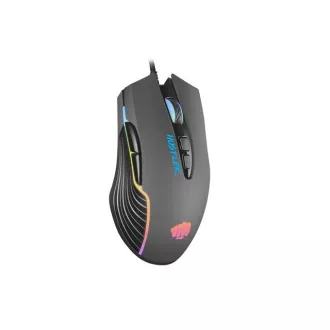 Fury Gaming Mouse Hustler, gaming, 6400DPI, USB, optična, žična, RGB, 7 gumbov, dolžina kabla 1,6 m, črna