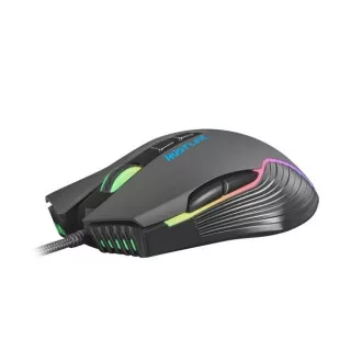 Fury Gaming Mouse Hustler, gaming, 6400DPI, USB, optična, žična, RGB, 7 gumbov, dolžina kabla 1,6 m, črna