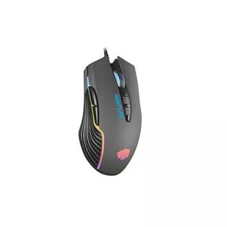 Fury Gaming Mouse Hustler, gaming, 6400DPI, USB, optična, žična, RGB, 7 gumbov, dolžina kabla 1,6 m, črna