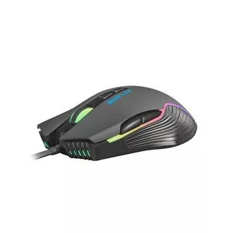 Fury Gaming Mouse Hustler, gaming, 6400DPI, USB, optična, žična, RGB, 7 gumbov, dolžina kabla 1,6 m, črna