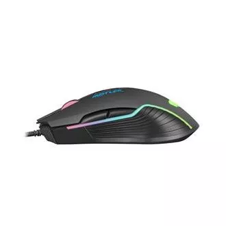 Fury Gaming Mouse Hustler, gaming, 6400DPI, USB, optična, žična, RGB, 7 gumbov, dolžina kabla 1,6 m, črna