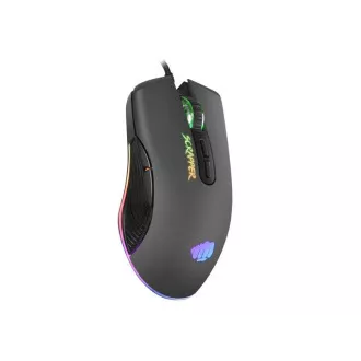 Fury Gaming Mouse Scrapper, gaming, 6400DPI, USB, optična, žična, RGB, 7 gumbov, dolžina kabla 1,6 m, črna Fury Gaming Mouse Scrapper, gaming, 6400DPI, USB, optična, žična, RGB, 7 gumbov, dolžina kabla 1,6 m, črna