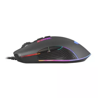 Fury Gaming Mouse Scrapper, gaming, 6400DPI, USB, optična, žična, RGB, 7 gumbov, dolžina kabla 1,6 m, črna Fury Gaming Mouse Scrapper, gaming, 6400DPI, USB, optična, žična, RGB, 7 gumbov, dolžina kabla 1,6 m, črna