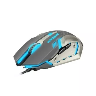 Fury Gaming Mouse Warrior, gaming, 3200DPI, USB, optična, žična, RGB, 6 gumbov, dolžina kabla 1,5 m, črna Fury Gaming Mouse Warrior, gaming, 3200DPI, USB, optična, žična, RGB, 6 gumbov, dolžina kabla 1,5 m, črna
