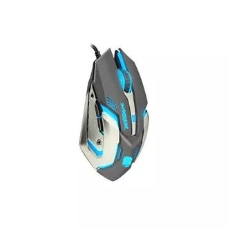 Fury Gaming Mouse Warrior, gaming, 3200DPI, USB, optična, žična, RGB, 6 gumbov, dolžina kabla 1,5 m, črna Fury Gaming Mouse Warrior, gaming, 3200DPI, USB, optična, žična, RGB, 6 gumbov, dolžina kabla 1,5 m, črna