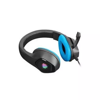 Gaming slušalke Fury z mikrofonom Phantom, žične, RGB, USB, priključek 3,5 mm, dolžina kabla 2 m, črne