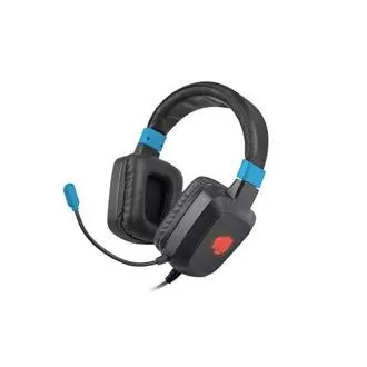 Gaming slušalke Fury Raptor z mikrofonom, žične, RGB, USB, priključek 3,5 mm, dolžina kabla 2 m, črne