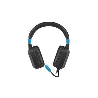 Gaming slušalke Fury Raptor z mikrofonom, žične, RGB, USB, priključek 3,5 mm, dolžina kabla 2 m, črne
