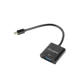 LANBERG adapter HDMI (M) za VGA (F) kabel Minijack 3,5 mm (F) 20 cm LANBERG adapter HDMI (M) za VGA (F) kabel Minijack 3,5 mm (F) 20 cm