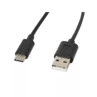 LANBERG Kabel USB-C (M) do USB-A (M) 2.0, 1,8 m, črn